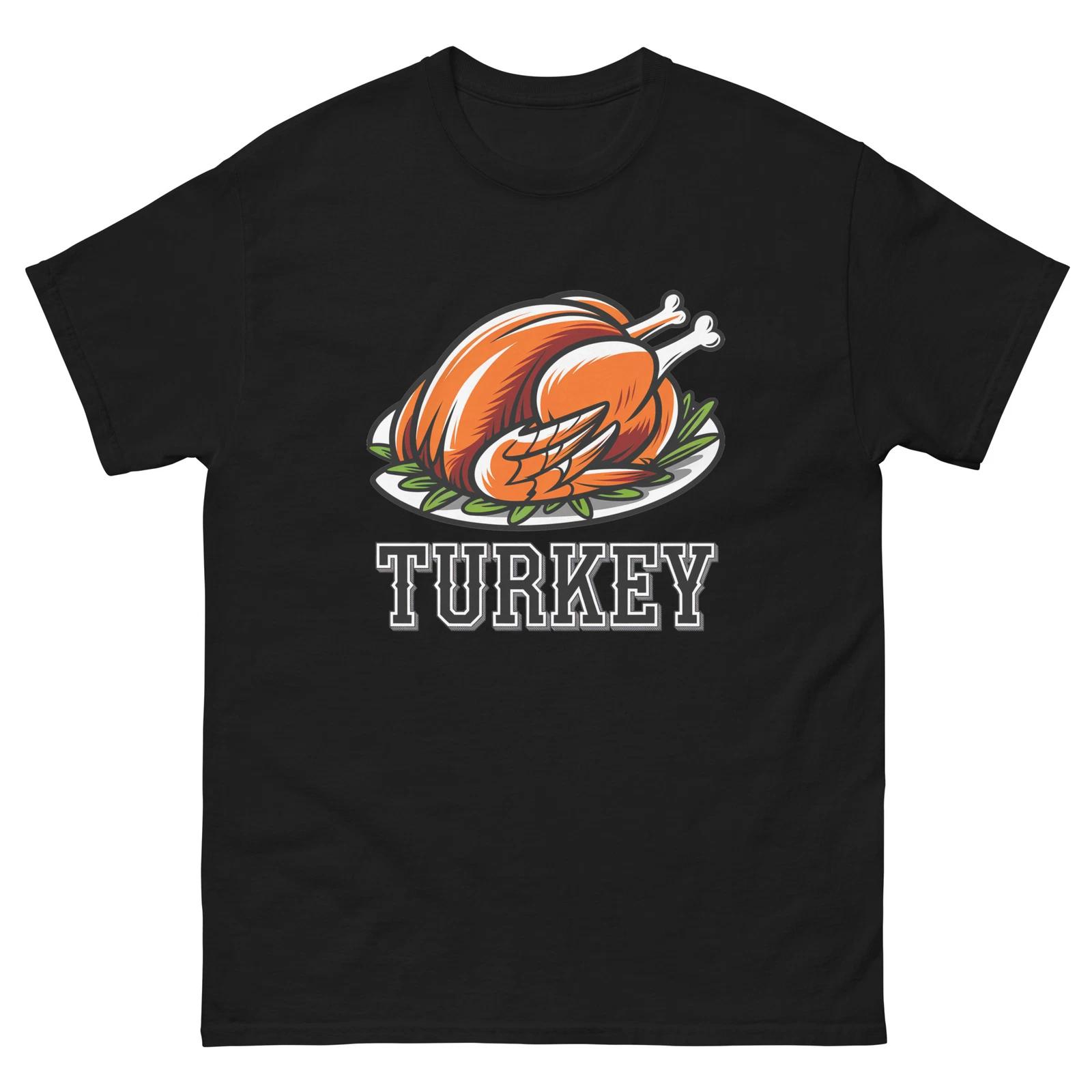 

Turkey Lover Food Image Cartoon Funny T-Shirt Shirt 2XL
