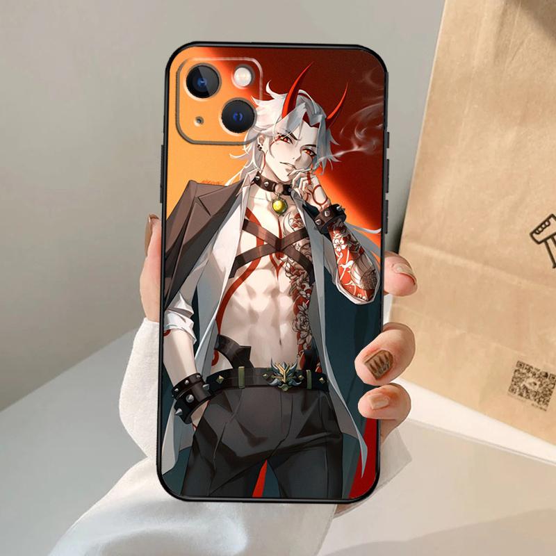 Genshin Impact Arataki Itto Phone Case For iPhone 17 Air 16 15 14 11 12 13 Pro Max 12 13 Mini 15 16 Plus 16e Cover Coque