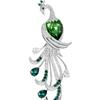 1Pcs Exquisite Peacock Rhinestone Brooch For Women Clothing Coat Accessories Gifts