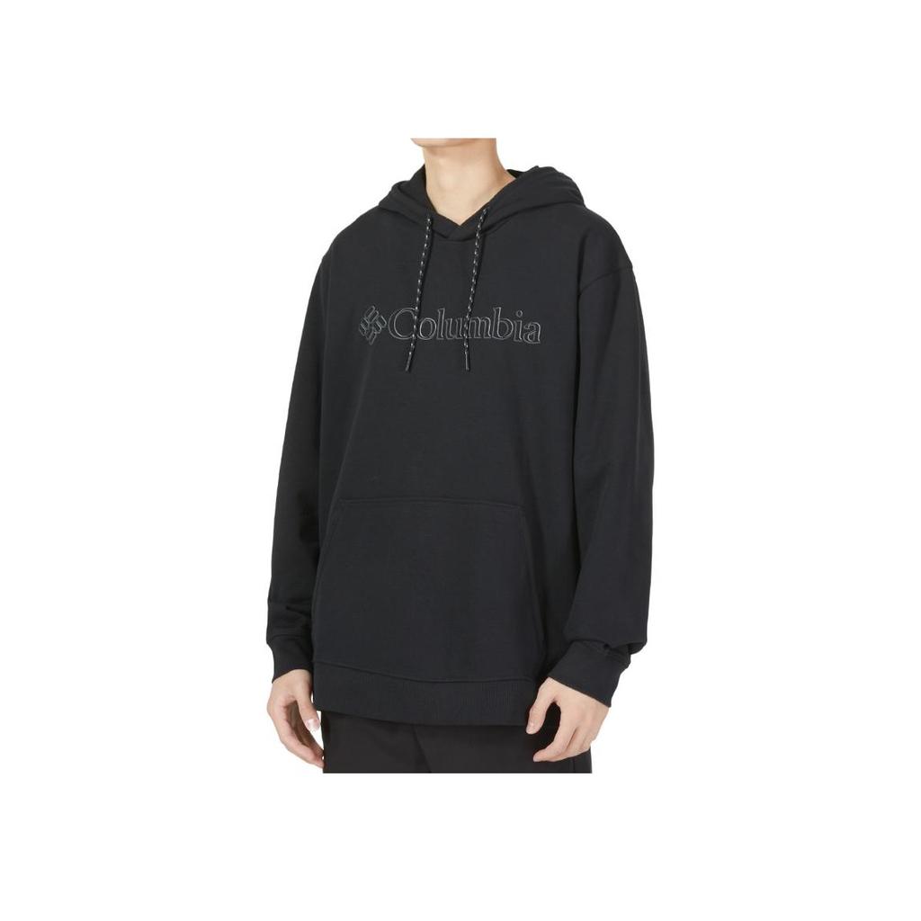 Columbia Letter Casual Loose Pullover Sweatshirt Men Sweatshirt Black AE4799010