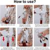 Wine Bottle Opener with Bottle Stopper Zinc Alloy Wine Opener Multifunctional Corkscrew Bottle Opener Winged Wine Bottle Opener