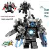 2024 Articulated Monitor Man for LEGO-Compatible Skibidi Toilet Figure Building Sets