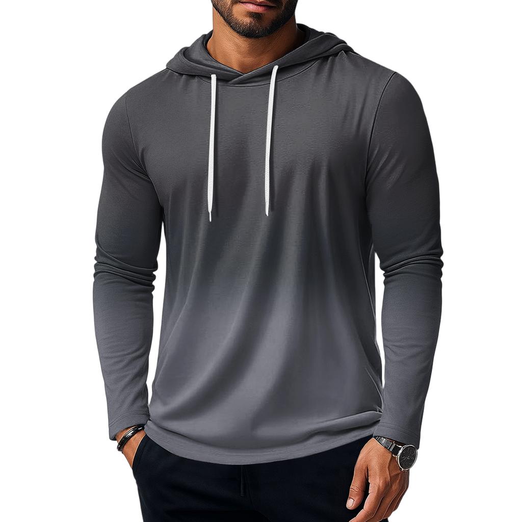 Men's Sweatshirt Loose Solid Color Outdoor Warm Breathable T-Shirt Top
