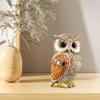 Resin Animal Sculpture Vivid Desktop Ornament Creative Owl Statue  Office