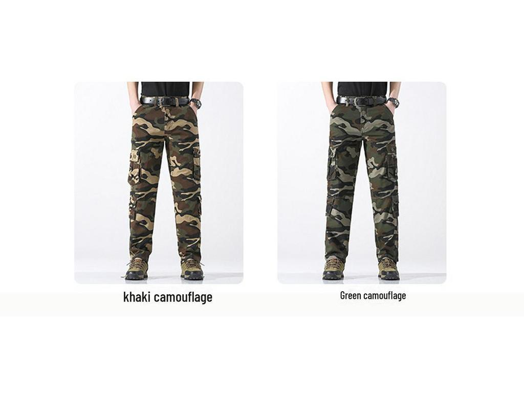 Men's Fashion Camouflage Overalls: New Loose-Fit Outdoor Breathable Military-Style Casual Pants