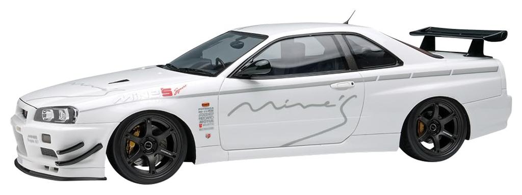 Makeup EIDOLON Scale Skyline N1 Tokyo Auto Salon 2024 Finished Model EML178 1/18 Mine's GT-R (BNR34) V-spec