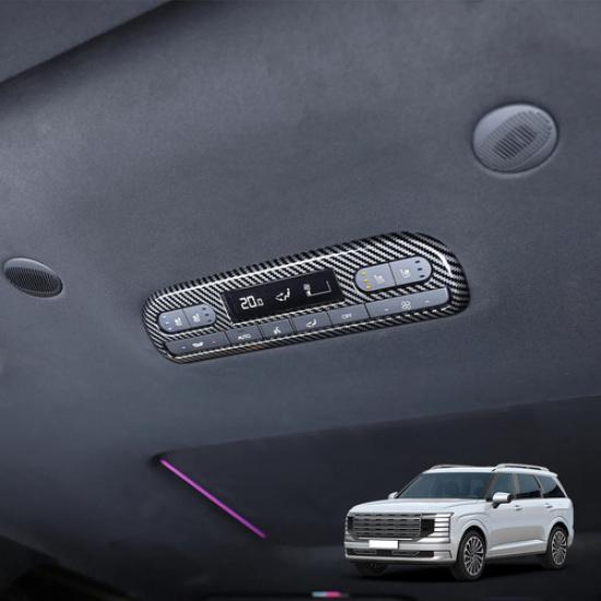 Для Hyundai Palisade LX3 2026 Накладка на рамку заднего кондиционера, накладка на ручку Carbon Fiber