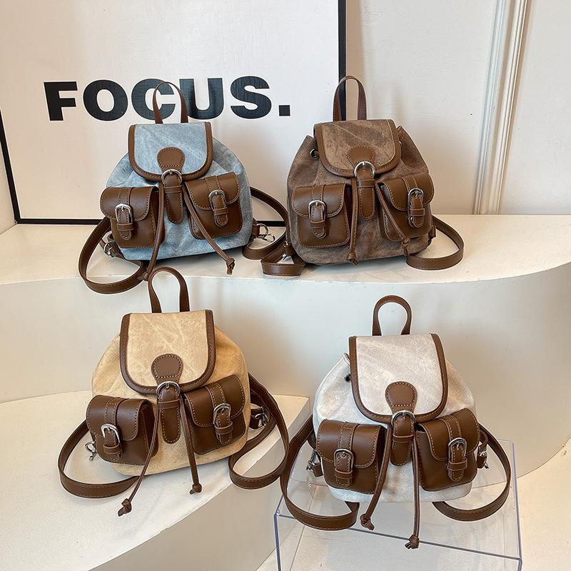 Schoolbag new commuter women's backpack early autumn multi-pocket small backpack personalized outdoor leisure trend women's bag