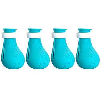 4 ADET Kedi Ayak Örtüsü Çok Fonksiyonlu Silikon Çizilmeyi Önler Ayarlanabilir Kedi Ayakları Pençe Örtüleri için