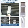 Brosse de Nettoyage pour Ailettes de Condenseur de Climatiseur Outils Universels de Nettoyage de Condenseur A/C Brosse à Ailettes pour Réfrigérateur à Air en Acier Inoxydable