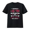 I Married My Wife For Her Looks Funny Husband T Shirt Vintage Washed Unisex Stylish Casual Homme Fashion Designer Clothes