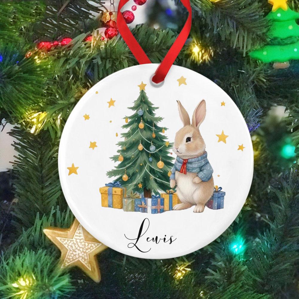 Custom Baby's First Christmas Baubles Custom Keepsake Christmas Ornament New Baby Gifts Christmas Tree Decor Xmas Gifts for Kids