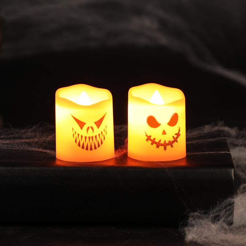 Halloween LED Ghost Hand Candle Light Simulation Electronic Candle Atmosphere Decoration Night Light