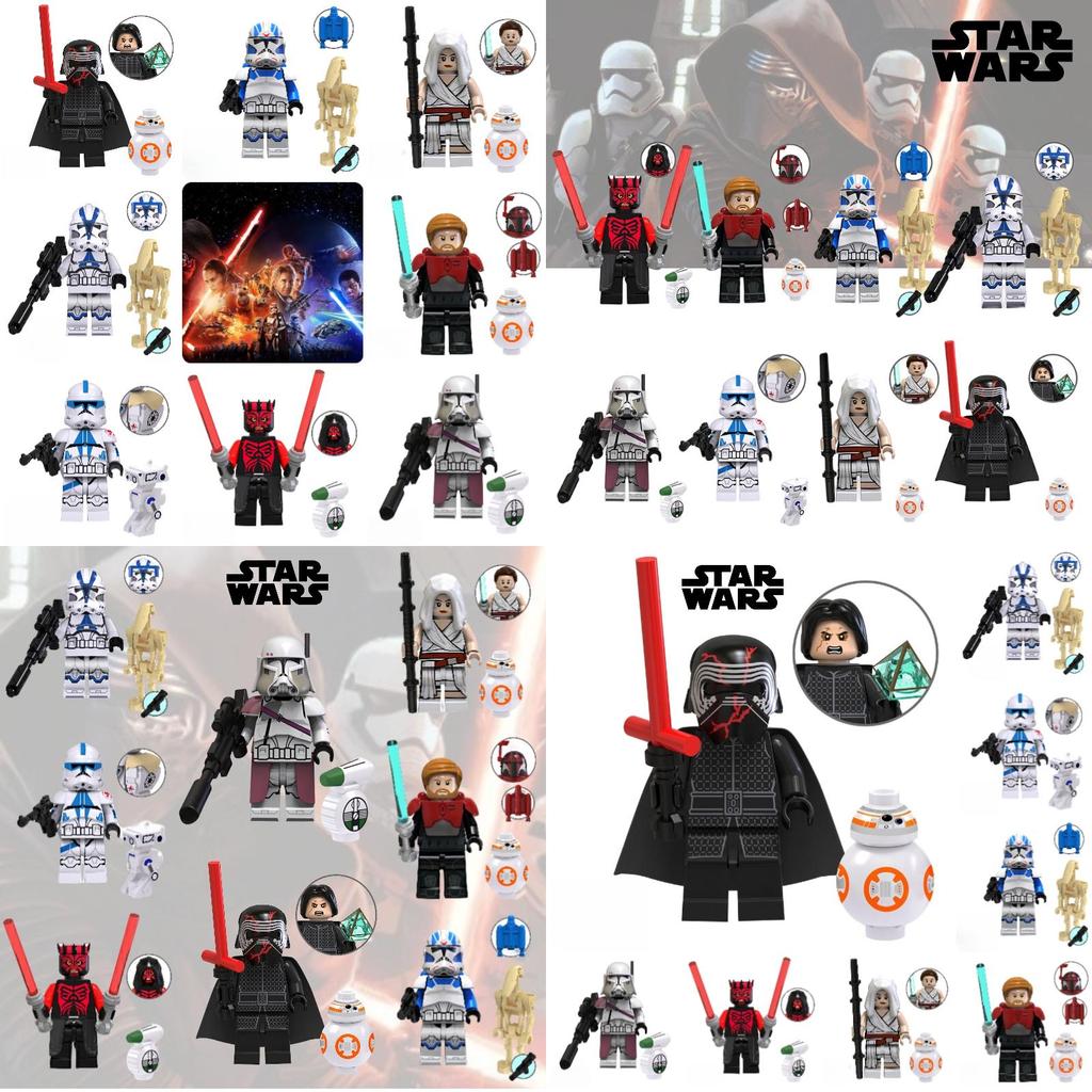 Tv6104 Futuristic Series Commander Ray Kylo Ren Building Block Toy Abs Plastic Diy 0-38 Pieces