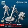 Spallach 1/72 Scale Resin Kit 2B11 120mm Mortar with Crew (2 Figures) SPU27272 (Person)