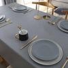 Simple Waterproof Oil Proof Heat-resistant Easy Wipe Clean Rectangular Round Table Cover Kitchen Dining Living Room PVC Tablecloth