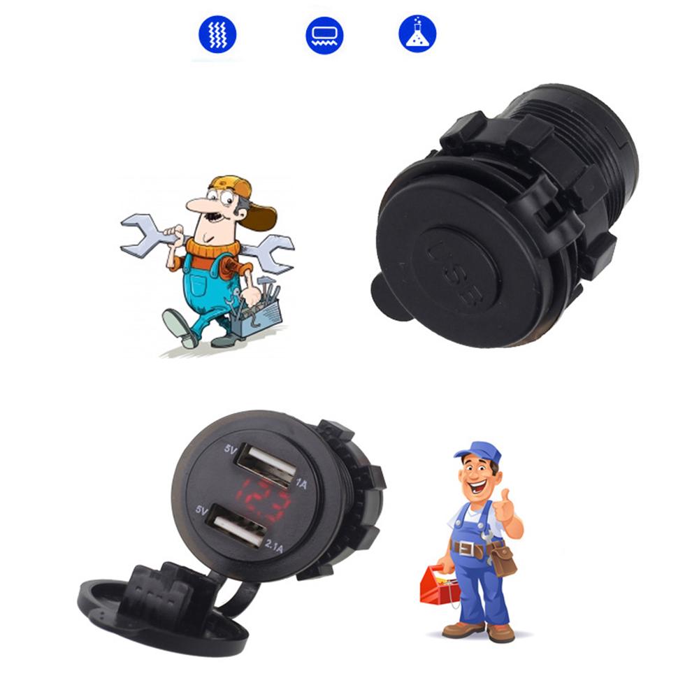 Dual QC 3.0 Car Charger USB Outlet Quick Charging Outlet for RV Marine Boat Power Socket Charger Socket