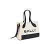 Bally Minimalist Fabric Tote Bag Women Tote Bags White 6304520