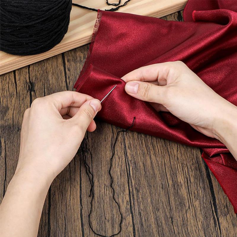 7-teiliges Heavy-Duty-Handnäh-Leder-Set Nadeln zum Handnähen Polsternadeln, Gebogene Nähnadeln, Teppich-Canvas-Reparatur