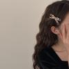 Sweet Ballet Velvet Bowknot Hair Clip Lazy Hairpin Duckbill Hairclips Barrettes for Women Side Bangs Hair Styling Tool