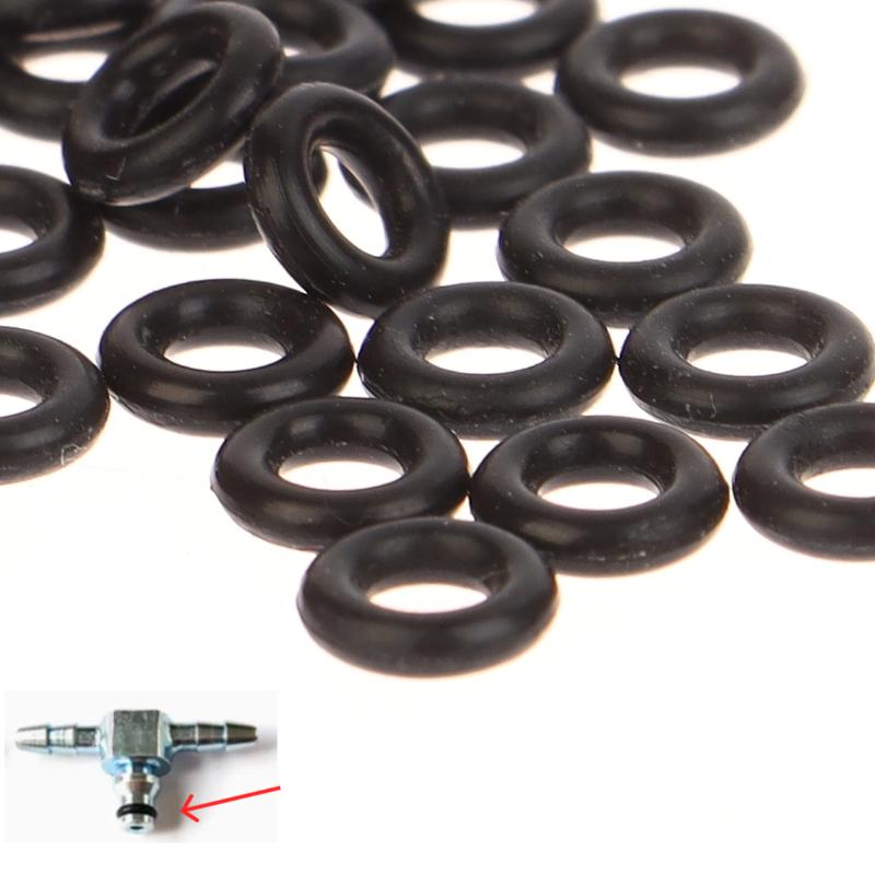 10/50Pcs Common Rail Return Oil Backflow Pipe Connector Small O-Ring For Bosch 110 Series Injectors Sealing Ring