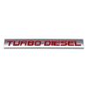 Car Body Sticker Turbodeisel Badge Auto Emblem Decal Decoration