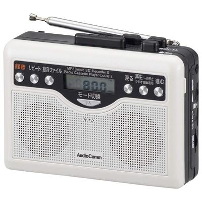 Ohm Electric AudioComm Digital Recording Radio Cassette OHM CAS-381Z 07-9886
