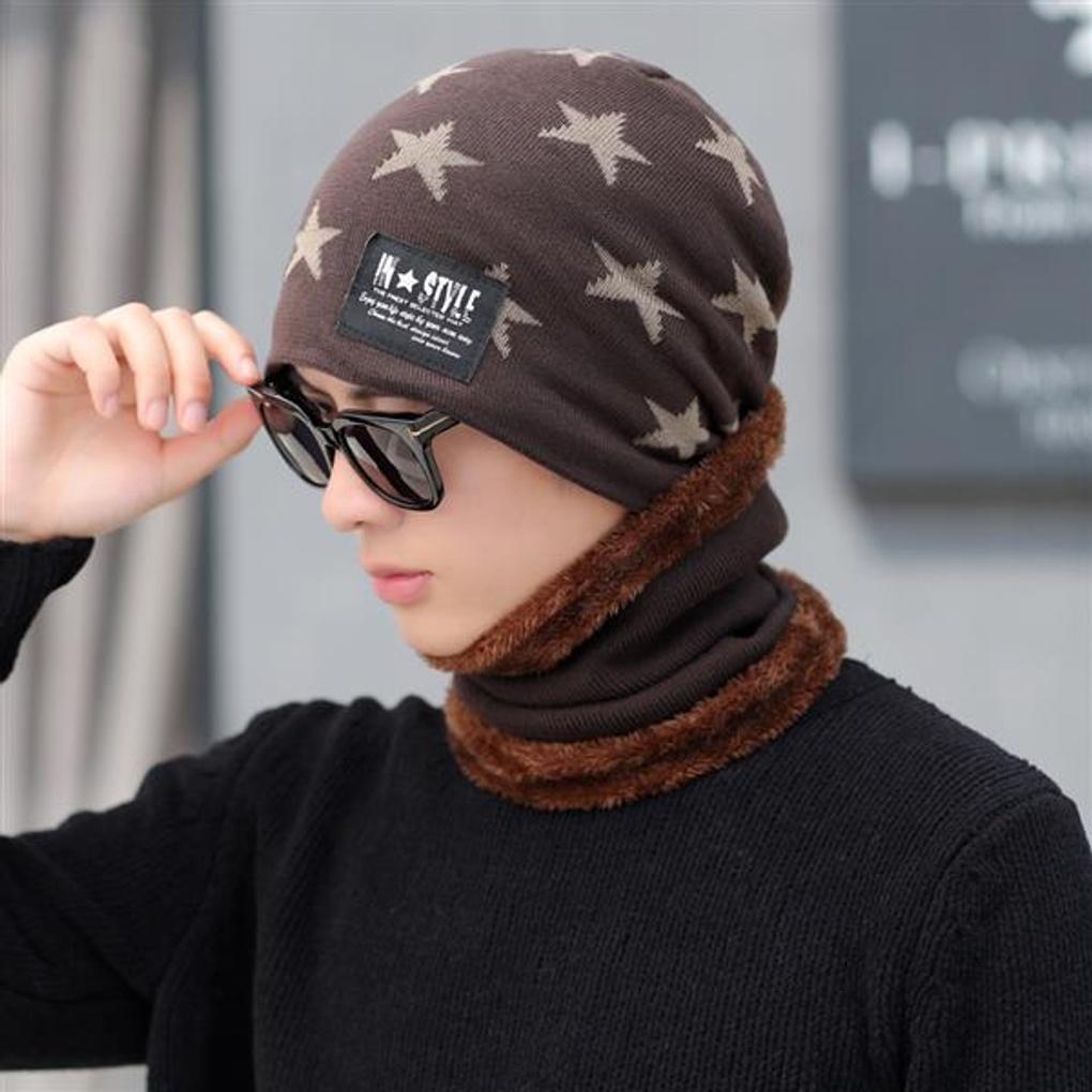 Stunning Neck Warmer Beanie Set/Fur Hat Winter Hat