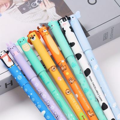 8/16 Stück Tierförmige Radierbare Stifte zum Journaling, Schreiben, Büromaterial, Geschenkideen, Bürobedarf, Niedliche Schreibwerkzeuge