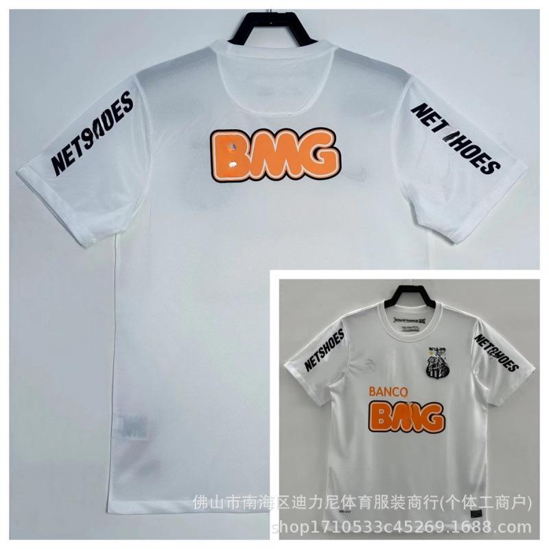 1213 Santos Neymar retro classic version home and away game training jersey football jersey short sleeve S