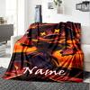 Custom Name Murder Drones Theme Printed Blanket - Perfect for Couch, Bed, Travel & Outdoor Use | Machine Washable, Cozy & Durable.