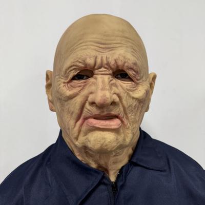 Altes Mann Gesicht Maske Latex Maske Halloween Kostüm Rollenspiel Europäische und Amerikanische Charaktere Kann angepasst werden