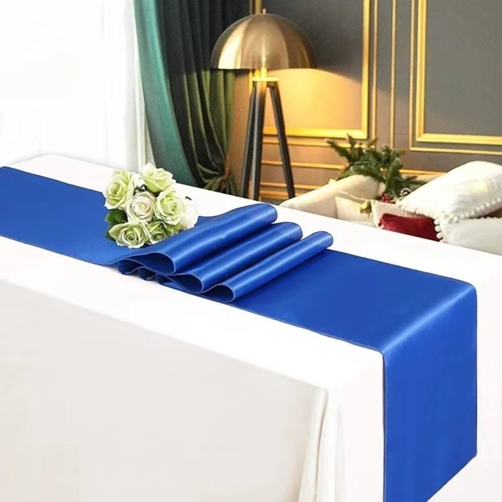 12x108 Inch Table Runner Solid Color Tablecloth Luxury Dining Table Decoration Wedding Decoration