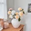 3-Head Dahlia Simulated Flower Silk Flower Fake Flower Dark Fragrant Ball Chrysanthemum Home Decoration Wedding Hall Flower Arrangement