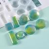 Geometric Round Rectangle Earring Pendant Mold Keychain Mold for Luggage Bag