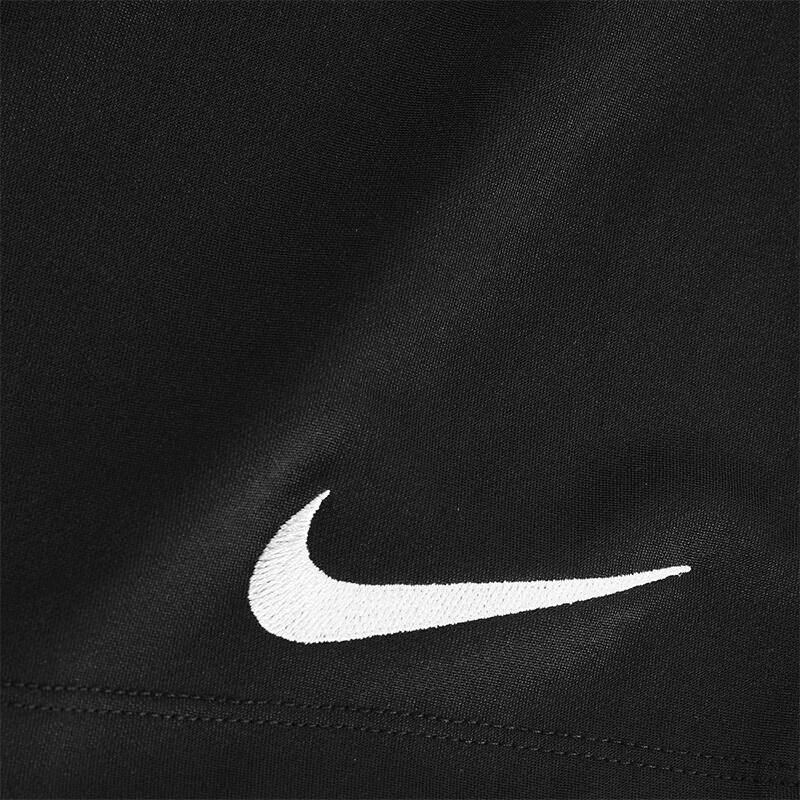 Nike Solidne Logo Trening Piłkarski Oddychające Odprowadzające Pot Spodenki Spodenki dla Dzieci Czarne 725887-010