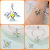S925 Silver Princess Skirt Pumpkin Carriage Rose pendant bead Fit Bracelet DIY Jewelry Making For Women Gift
