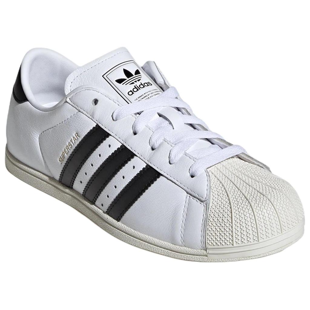 adidas Originals SUPERSTAR Skateboard Shoes Women's Low Top White Black KK0427