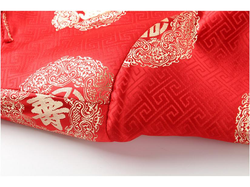 Men's Brocade Tang Jacket: Festive Chinese-Style Cotton Top for Autumn/Winter