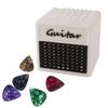 3D Printed Speaker Portable Guitar Pick Holder Waterproof Dustproof Guitar Picks Organizer Case Picks Storage Display Box Gifts