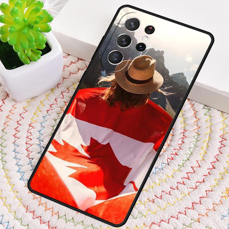 Canada Flag Maple Leaf Red Phone Case for Samsung Galaxy Note 10 Pro S26 Ultra S23 S24 FE S25 S21 S22 PLUS Shockproof Cove