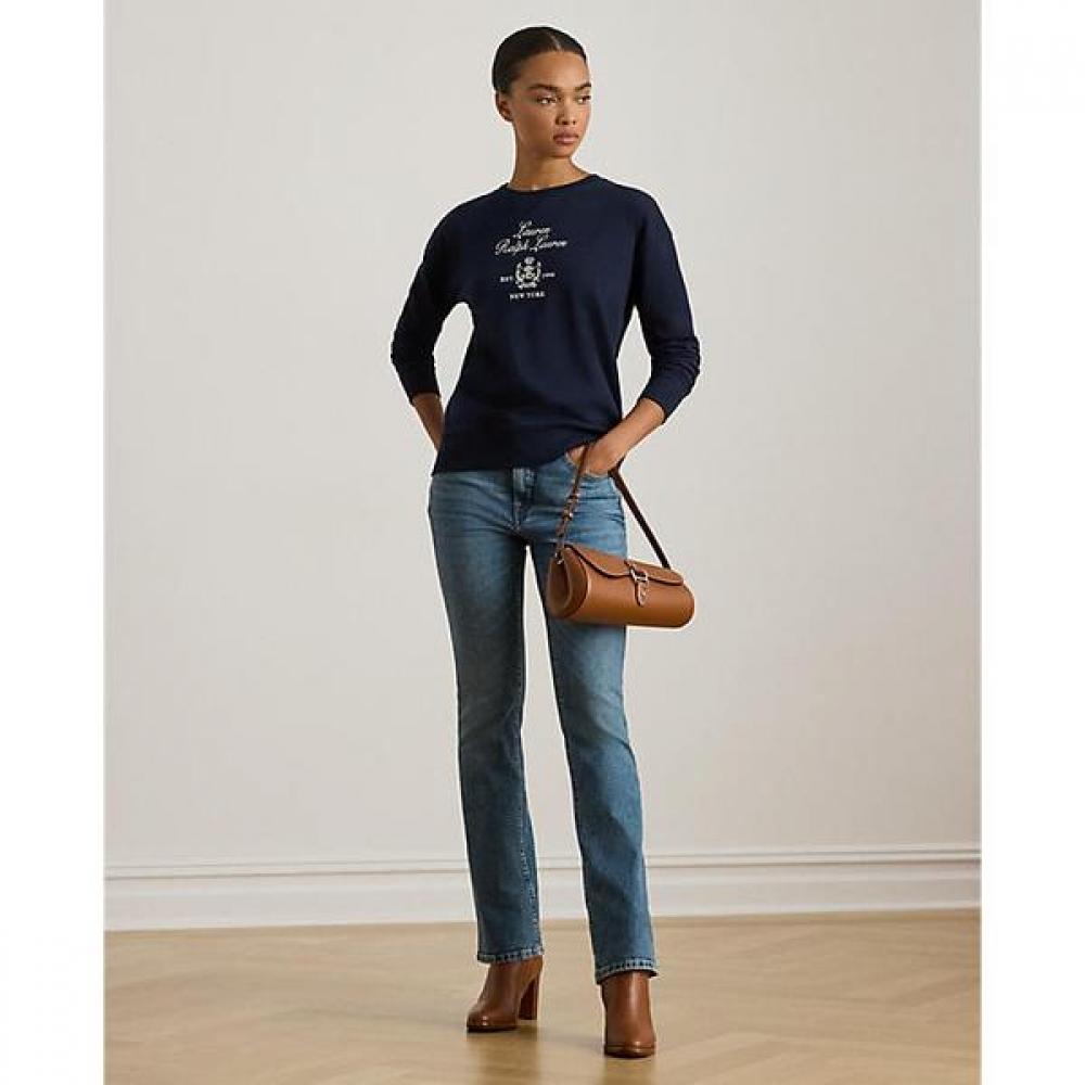 Lauren Ralph Lauren Fleece Pullover Embroidered Crest Wmlrknis6820216410