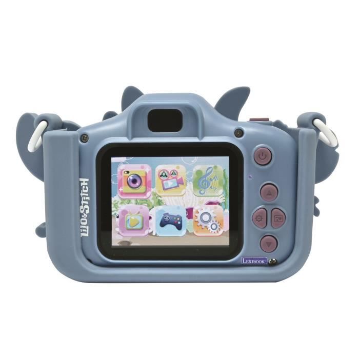 LEXIBOOK - Kids Camera with Protection - 4 In 1 - Disney Stitch - Memory Card Included