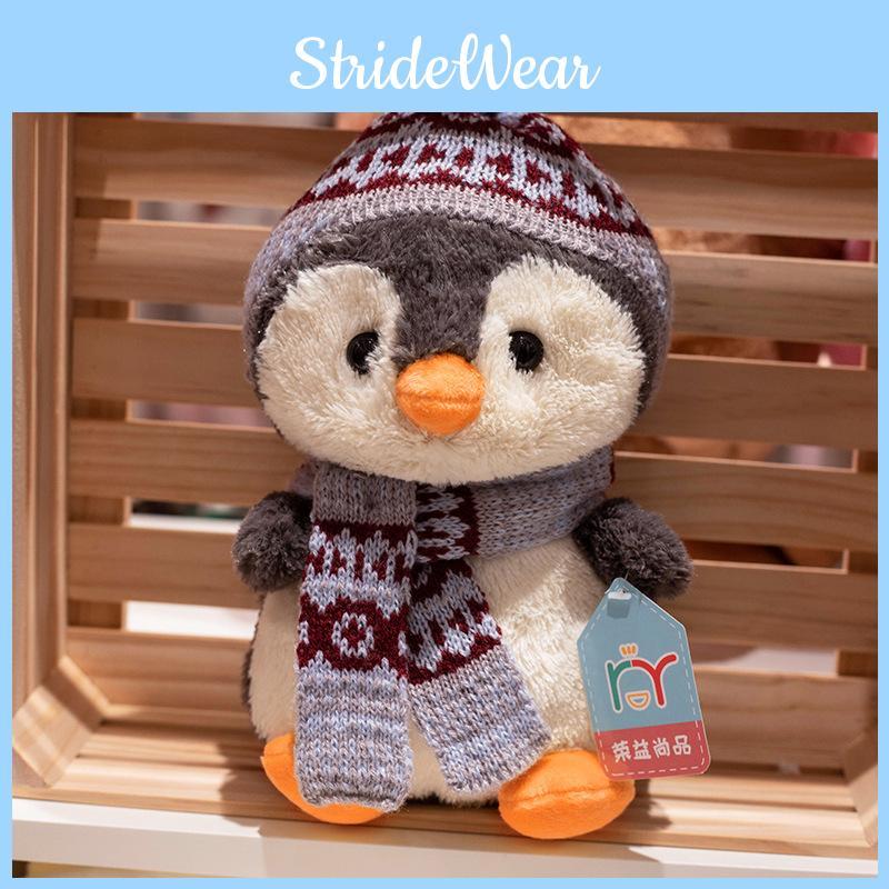 Scarf Penguin Plush Toy Cartoon Child Bedroom Decoration Scene Doll Backpack