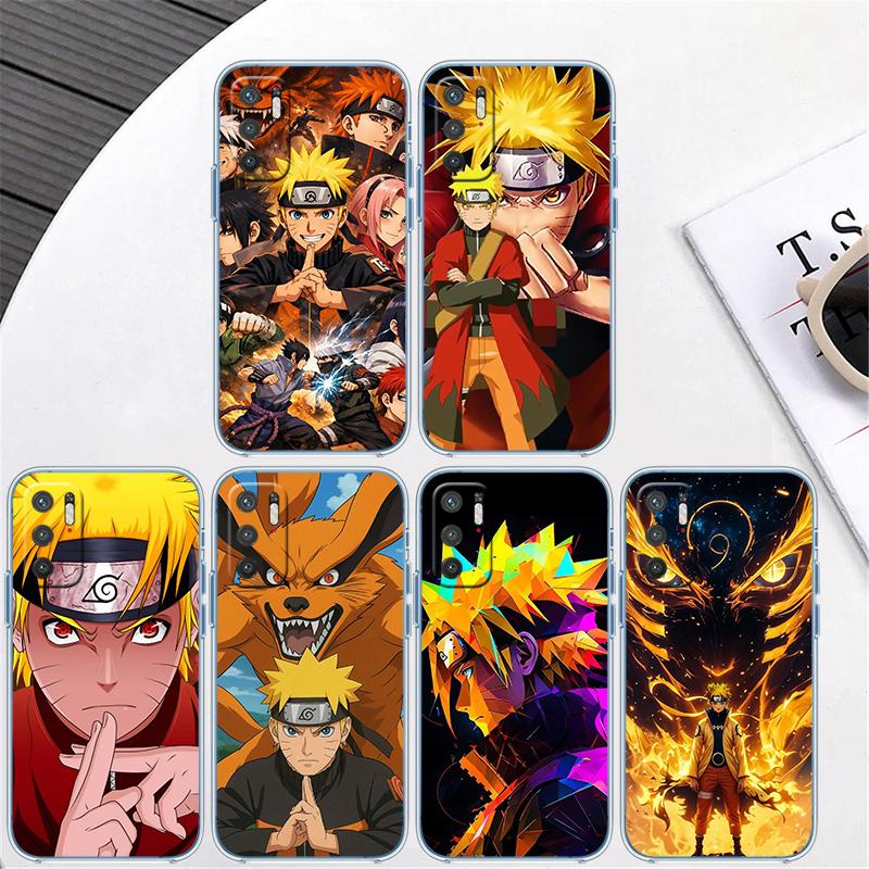 RA29 Naruto Uzumaki Transparent Phone Case for Motorola Moto Edge 20 30 40 50 S30 Fusion Ultra Pro Neo Lite + G200 G23