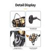 Portable All-metal Spool Fishing Reel Metal Spool Jigging Trolling Long Shot Casting and Salt Water Surf Big Sea Double Drag Spinning Rod Lure Reel