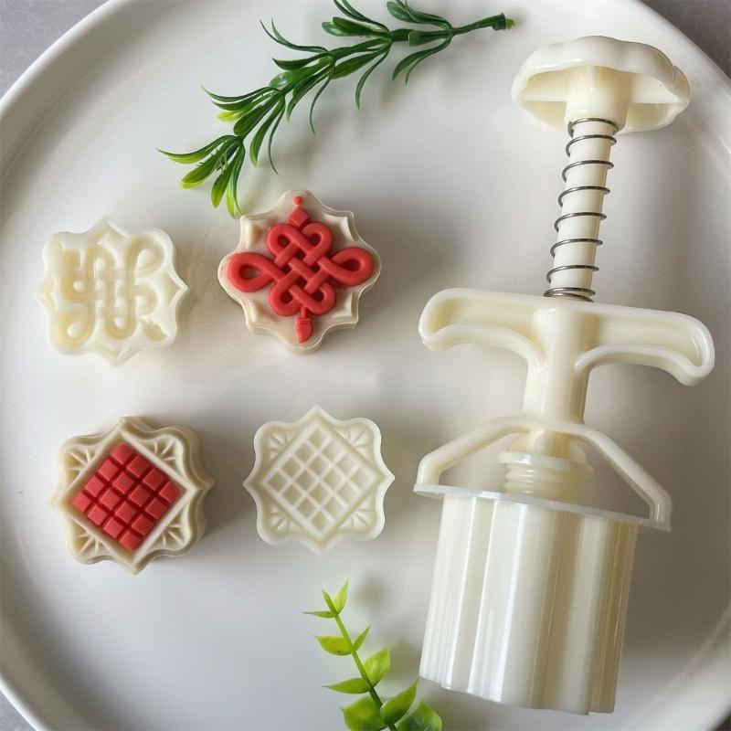 ABS Dessert Molds with 2 Pattern Stamp for Creative Baking Enthusiasts and Event Planners Seek Unique Touches