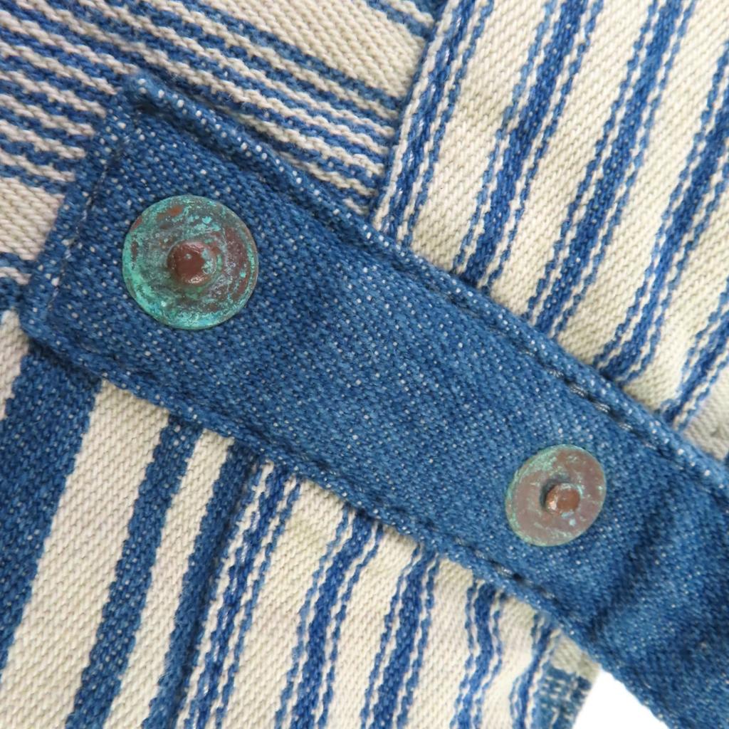 Pristine RRL Tote Bag Indigo Striped Patchwork Tote Bag Indigo blue Women Used
