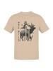 Be Wild Elk Silhouette Design Men's T-shirt