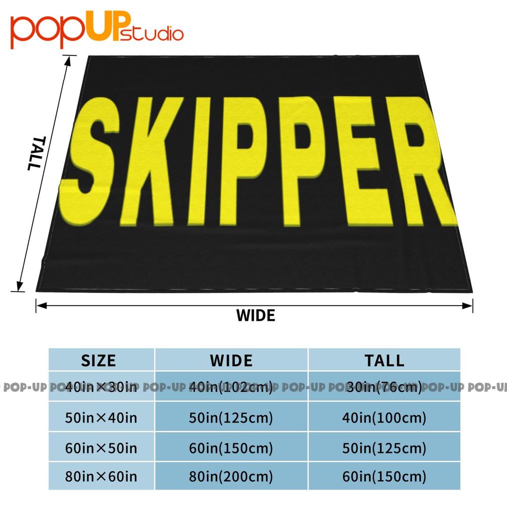Skipper,Fisherman Ocean,Left Chest Ultra-Soft Blanket Quilt Winter Sofa Cover Bed Covers